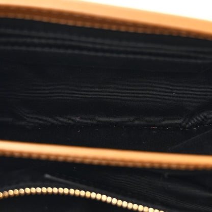 Saint Laurent Calfskin Y Quilted Monogram Toy Loulou Crossbody Bag Dark Natural 5 of 10