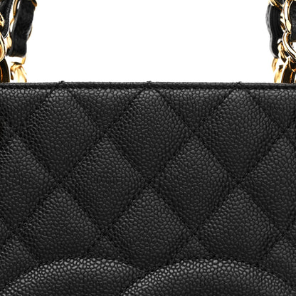 Chanel Caviar Quilted Grand Shopping Tote GST Black 9 of 11