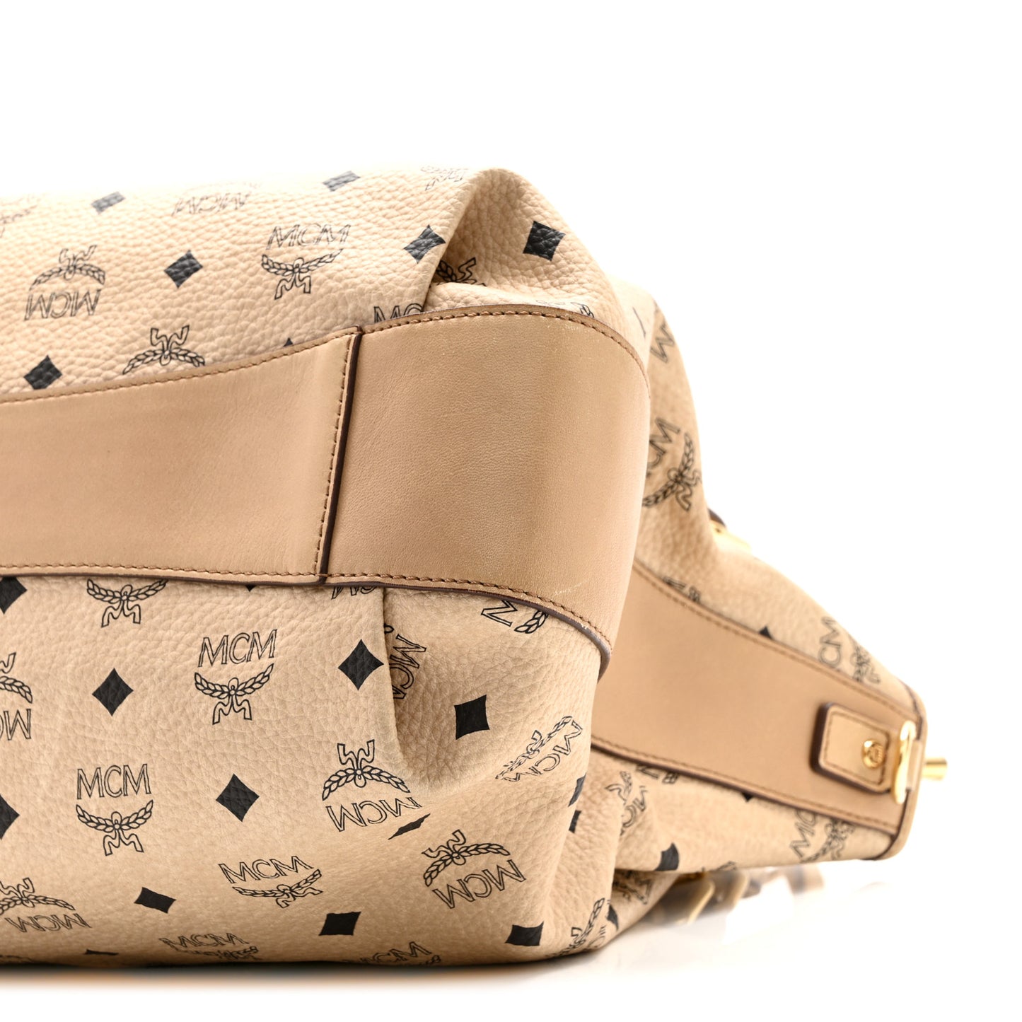 Visetos Medium Drawstring Shopper Beige