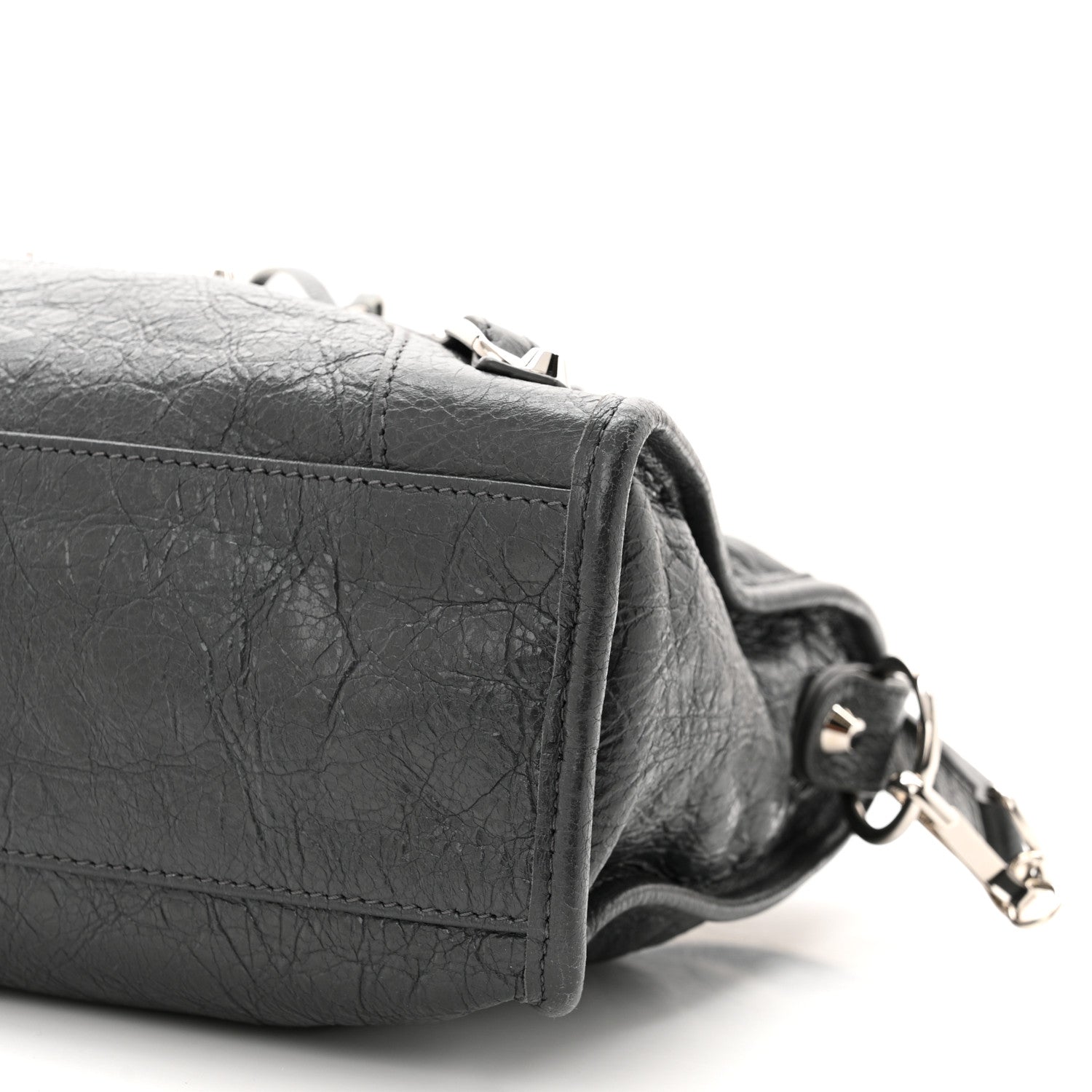 Balenciaga Agneau Classic Silver Hardware S City Gris Fossile 11 of 12