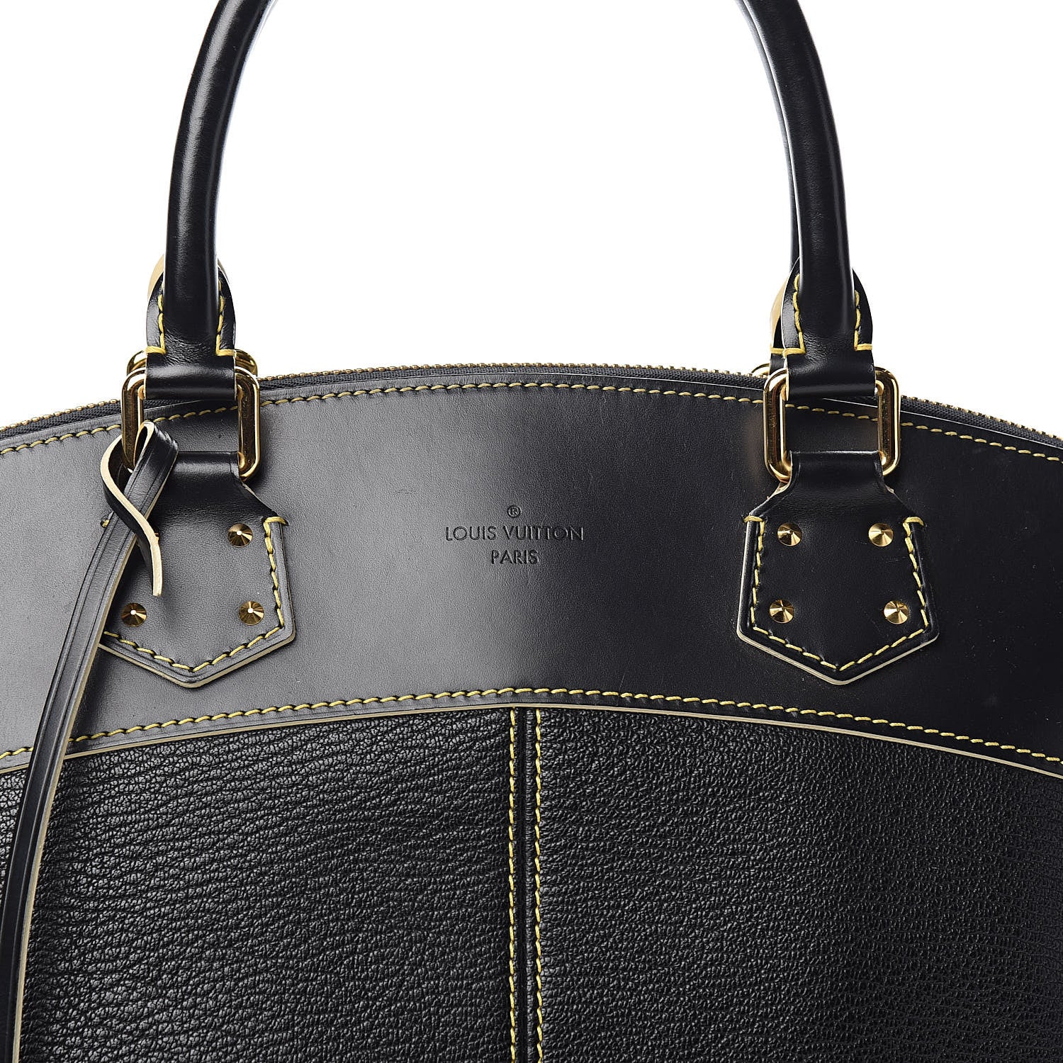 Louis Vuitton Suhali Lockit MM Black 14 of 15