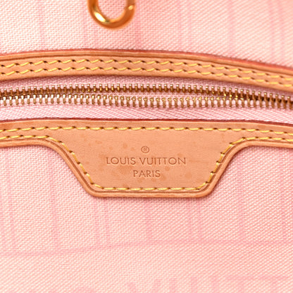 Louis Vuitton Damier Azur Neo Neverfull MM Rose Ballerine 6 of 22