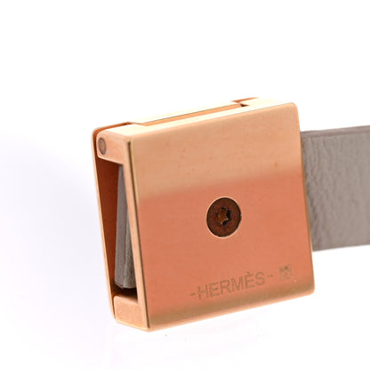 Hermes Swift Medor Infini Double Tour Bracelet T3 Rose Sakura Gris Perle 4 of 6