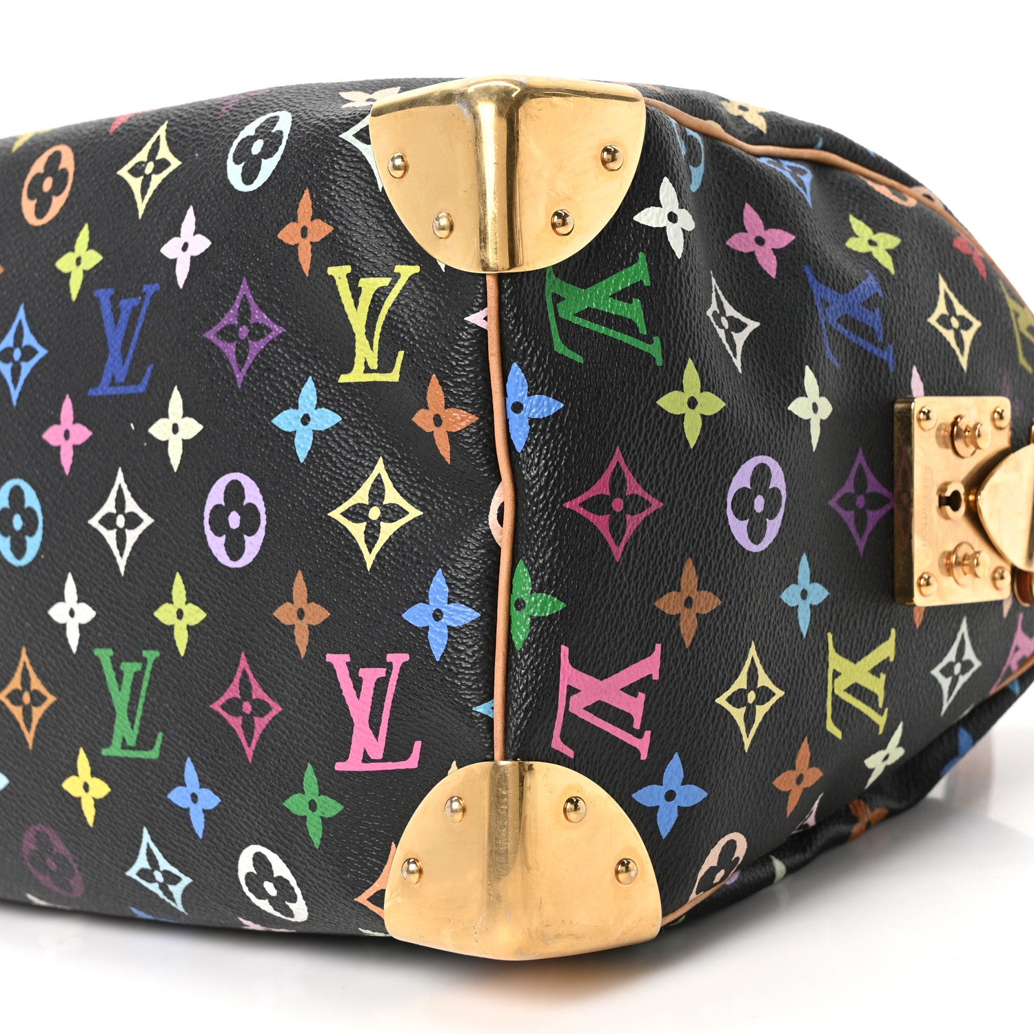 Louis Vuitton Monogram Multicolor Speedy 30 Black 9 of 10