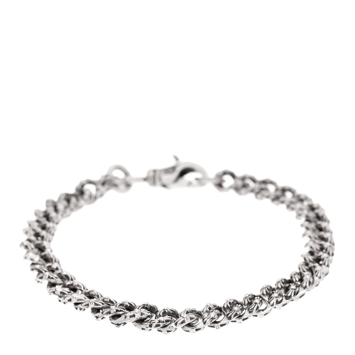 Sterling Silver Mini Extra Fancy Link Bracelet