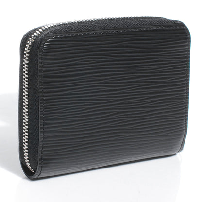 Louis Vuitton Epi Zippy Coin Purse Black 3 of 8