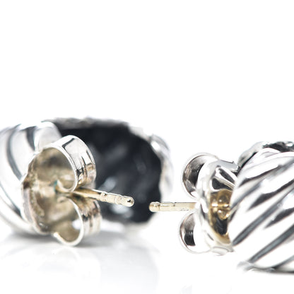 David Yurman Sterling Silver Cable Classics Hoop Earrings 3 of 5