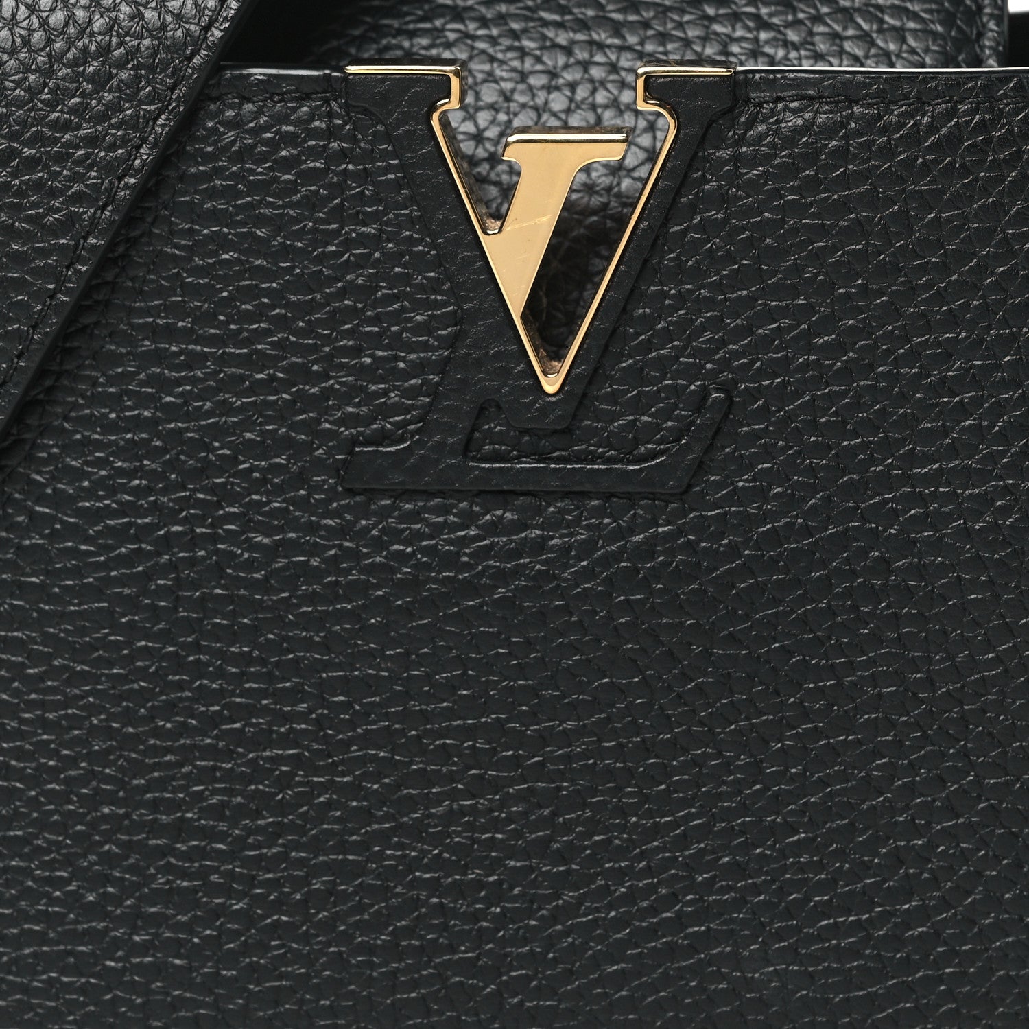 Louis Vuitton Taurillon Capucines Mini Black 7 of 10