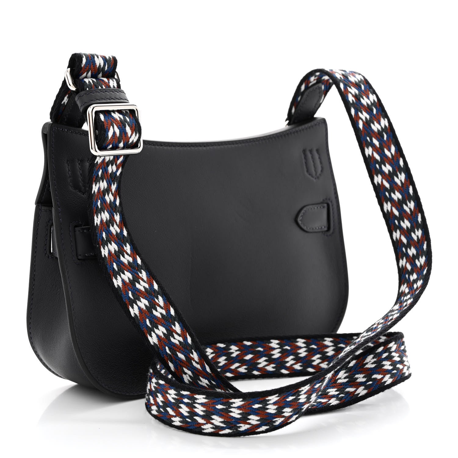 Hermes Swift Zigzag Mini Jypsiere Caban White Deep Blue 3 of 11