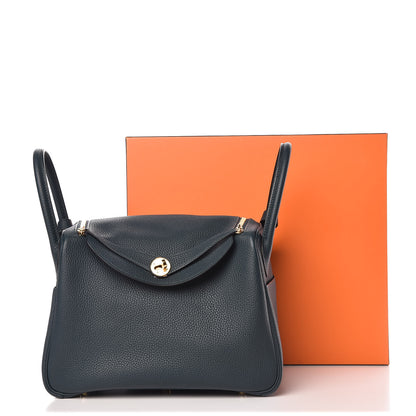 Hermes Taurillon Clemence Lindy 30 Vert Cypress 10 of 10