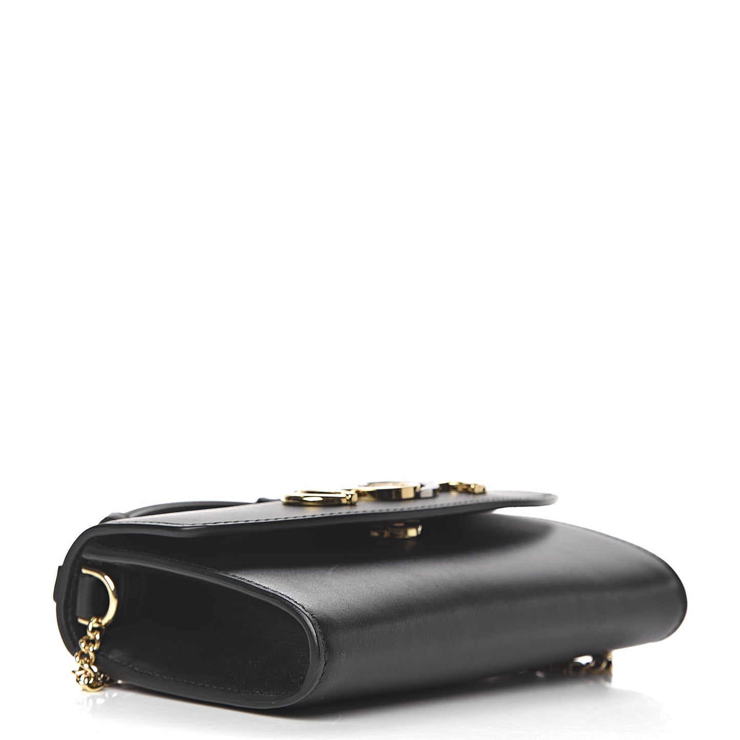 Smooth Calfskin Mini Zumi Shoulder Bag Black