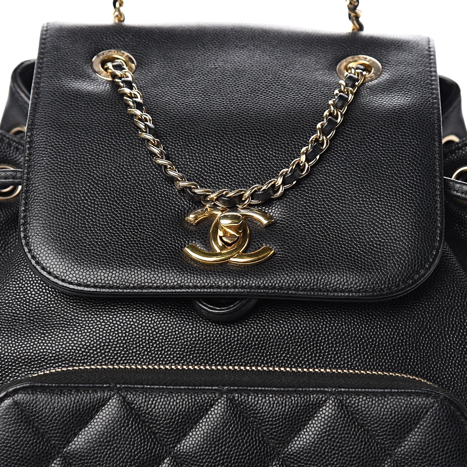 Chanel Caviar Quilted Business Affinity Backpack Black 9 of 9