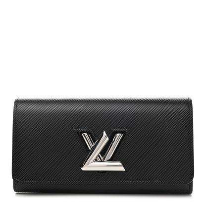 Louis Vuitton Epi Twist Wallet Black 1 of 7