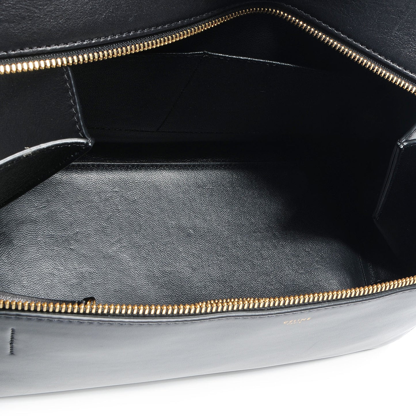 Smooth Calfskin Medium Edge Black Navy
