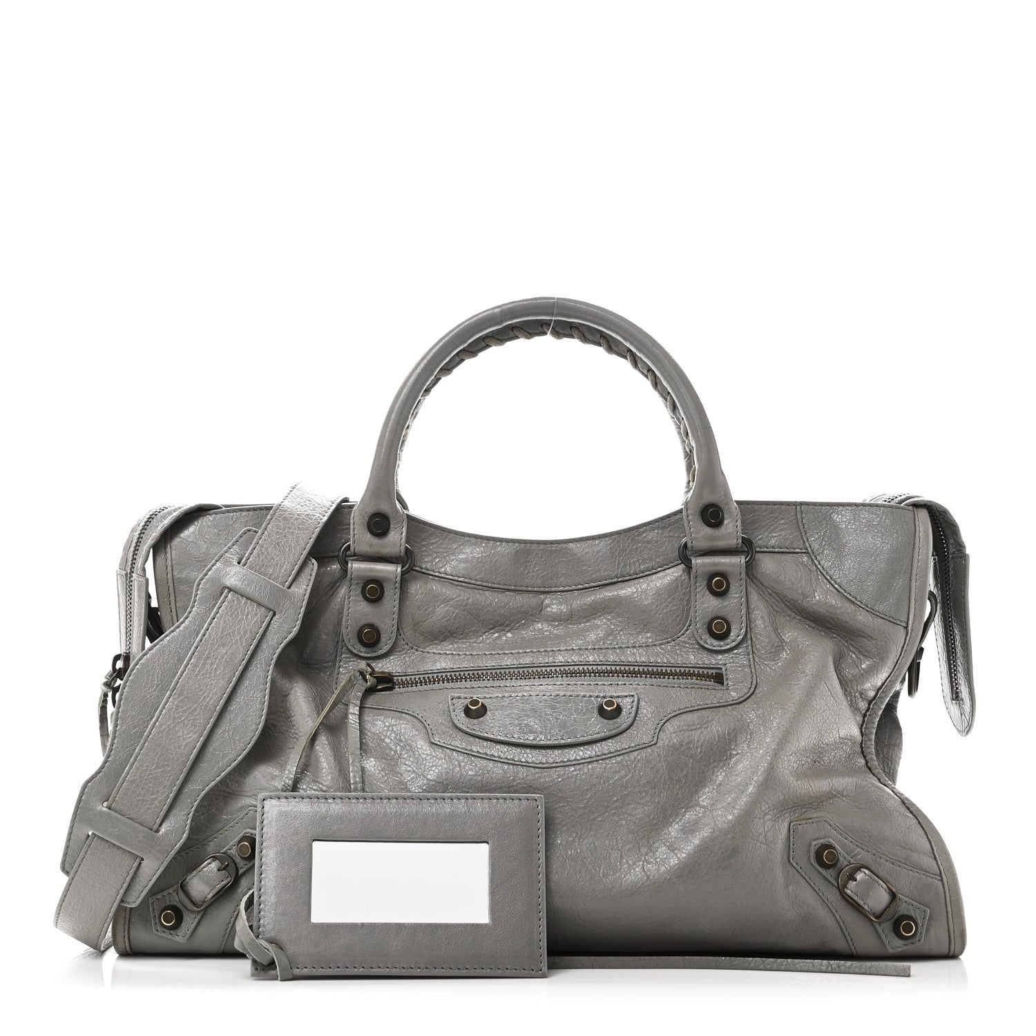 Balenciaga Agneau Classic Hardware City Gris Pyrite 2 of 10