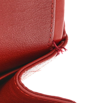 Chanel Lambskin Quilted Jumbo Double Flap Red 12 of 13