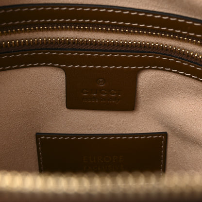 Gucci GG Supreme Monogram Bee Embroidered Medium Boston Beige Tuscany 6 of 10