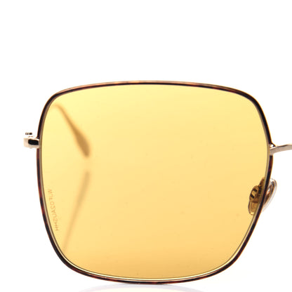 Christian Dior Metal Stellaire 1 Sunglasses Yellow Tortoise 7 of 9