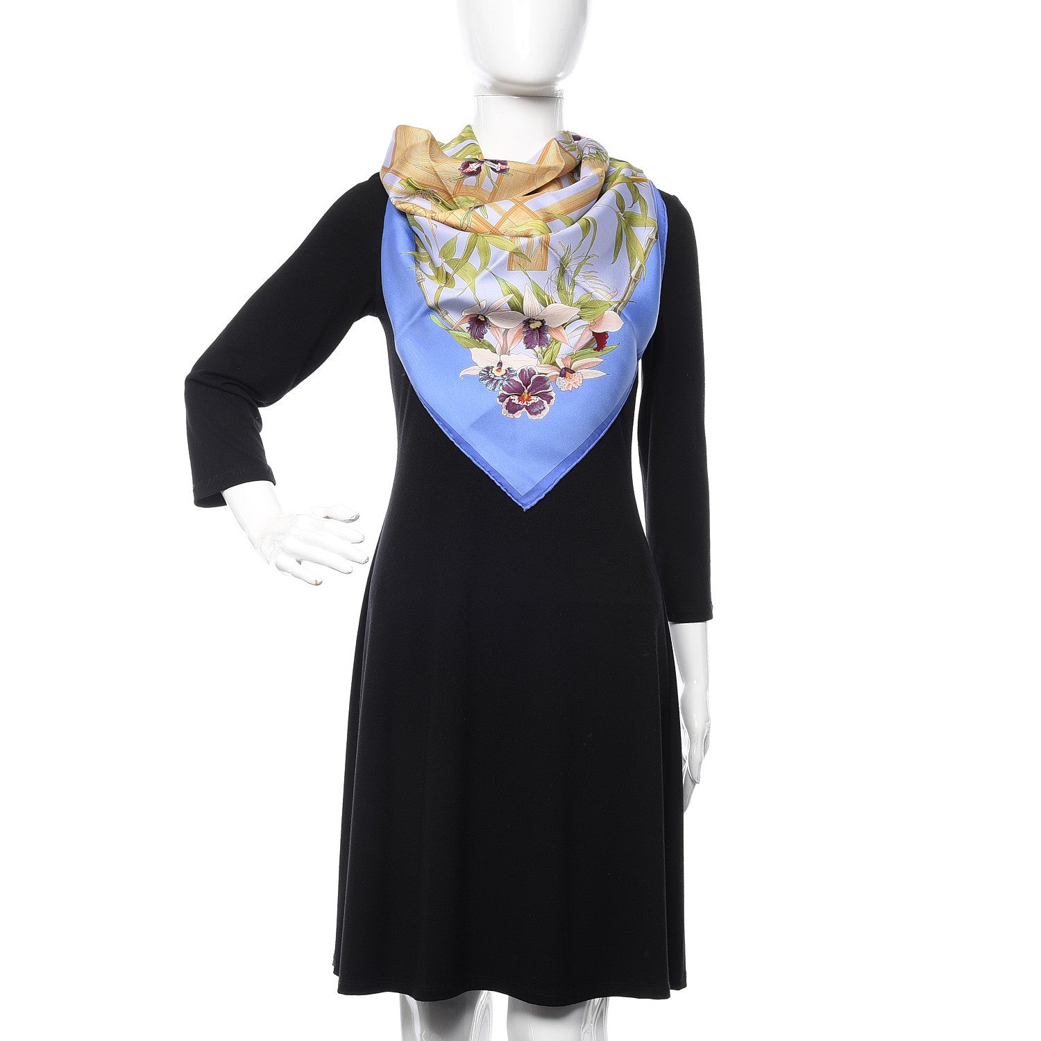 Hermes Silk Serenite Scarf 90 2 of 6