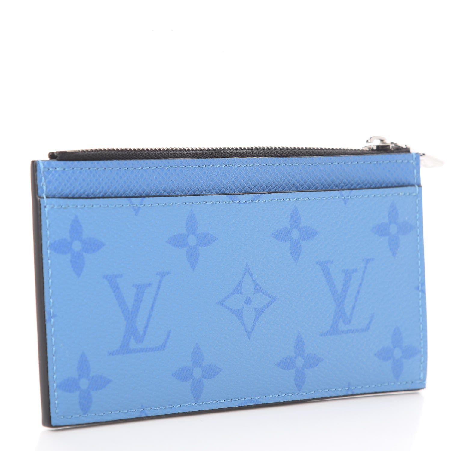 Louis Vuitton Taigarama Coin Card Holder Blue Lagoon 2 of 5
