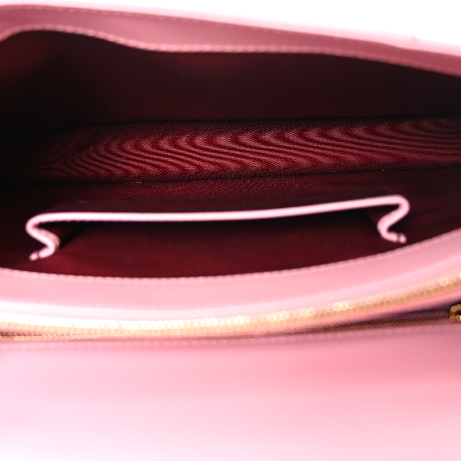 Bulgari Calfskin Serpenti Forever Shoulder Bag Flamingo Topaz 6 of 10