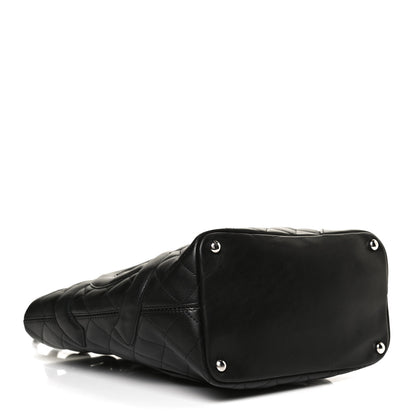 Chanel Calfskin Quilted Medium Cambon Tote Black 4 of 10