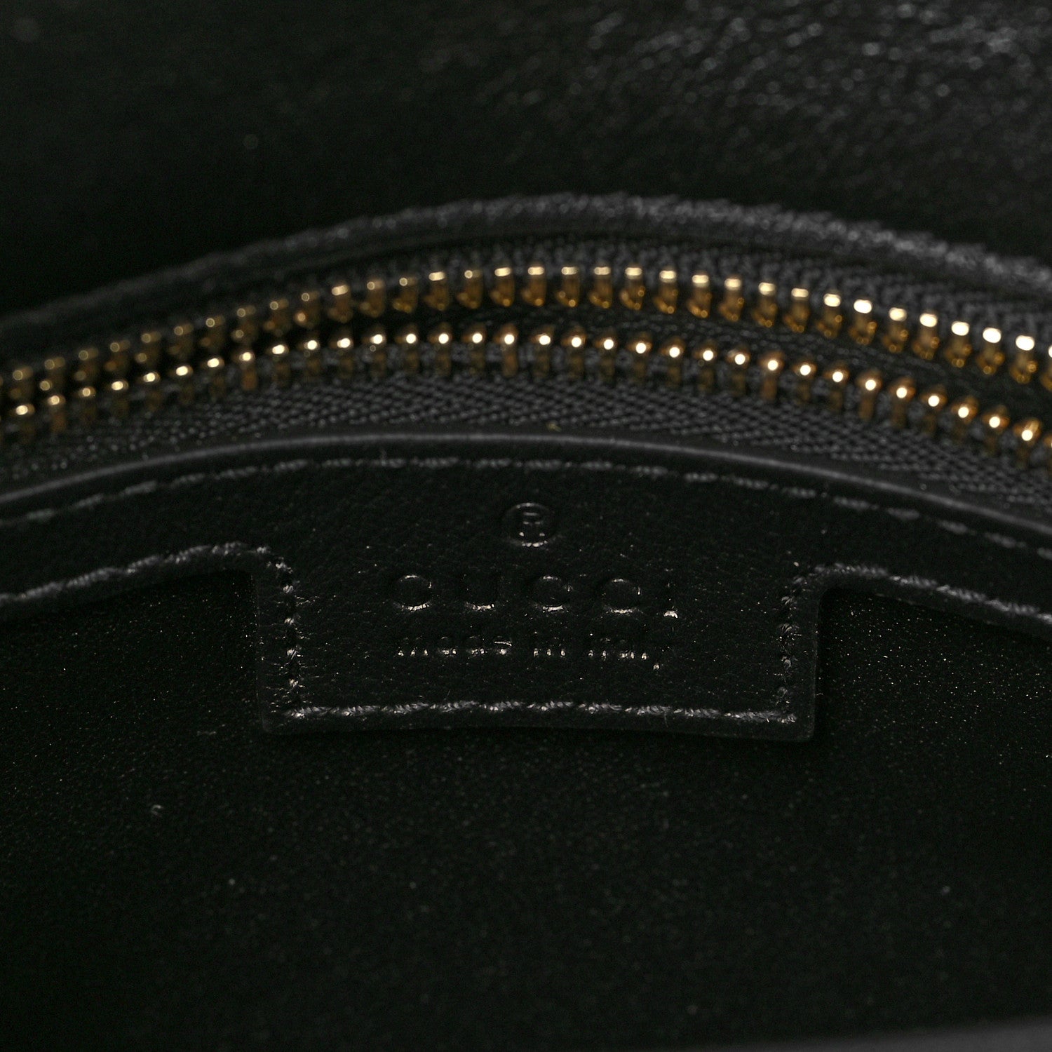 Gucci Roxy Calfskin Blondie Chain Shoulder Flap Bag Black 6 of 6