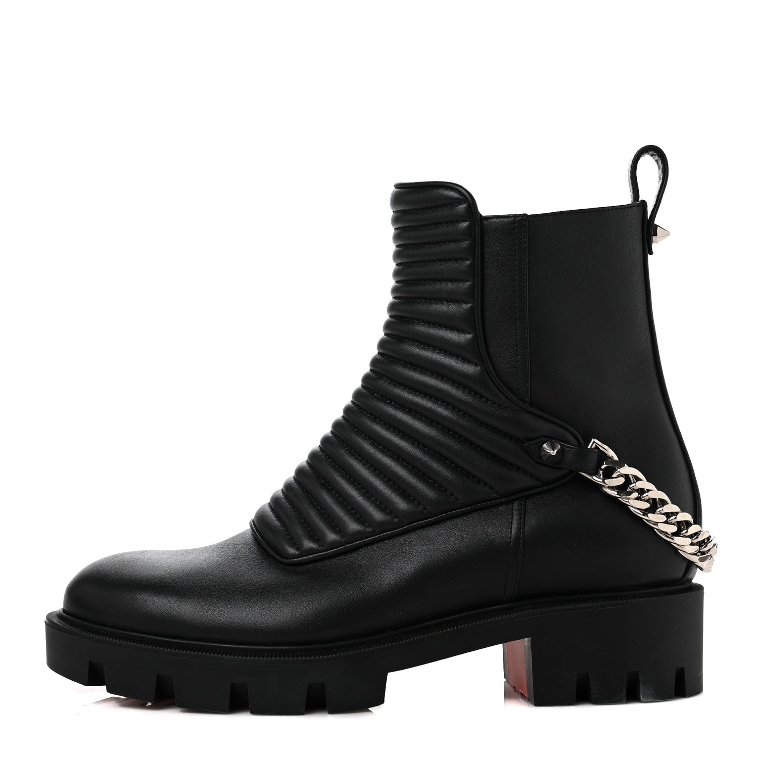Christian Louboutin Calfskin Maddic MaxBoots 37 Black 1 of 8