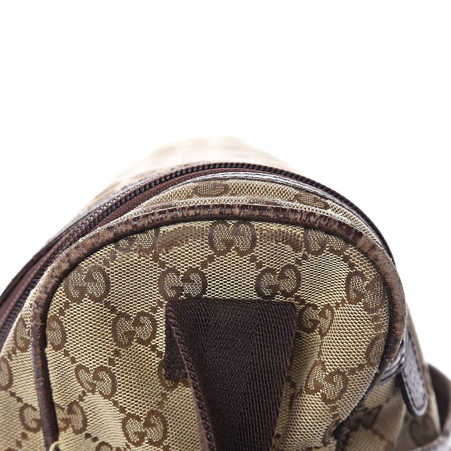 Monogram Natural Pigskin Large Diaper Bag Beige Ebony Cocoa Dark Chocolate