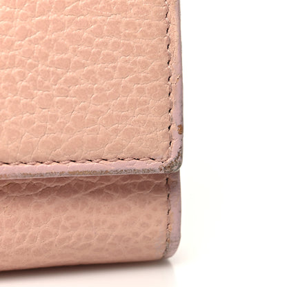 Gucci Dollar Calfskin Petite GG Marmont Wallet Chain Perfect Pink 14 of 17