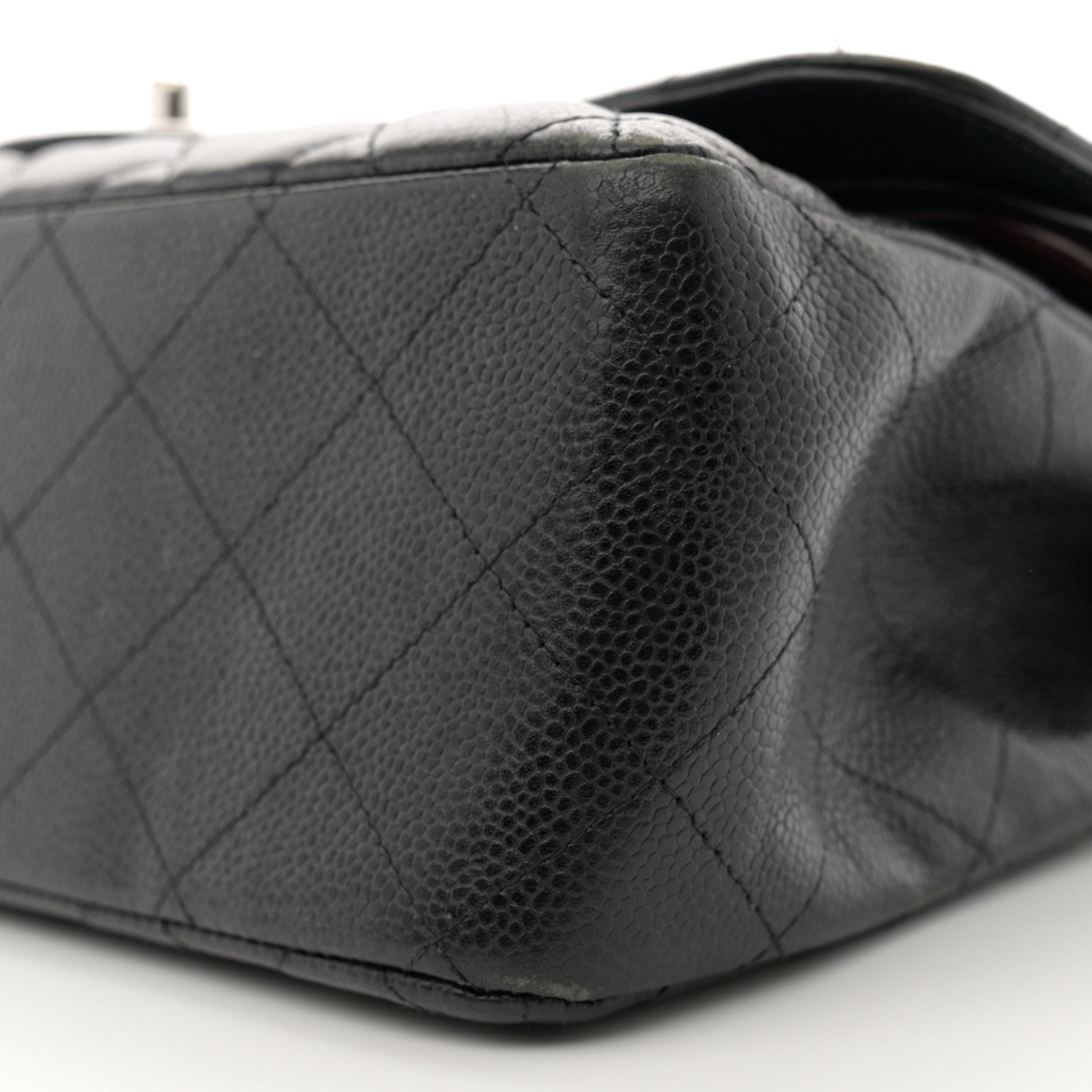 Chanel Caviar Quilted Jumbo Double Flap Black 10 of 16