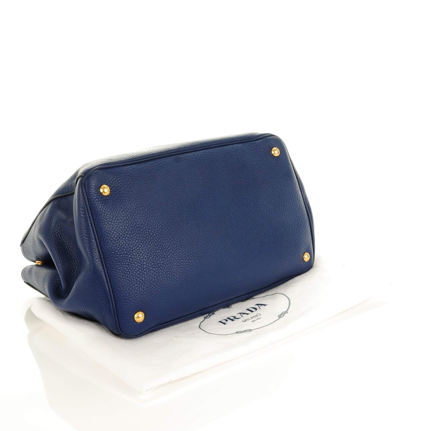 Prada Vitello Daino Tote Inchiostro 4 of 8
