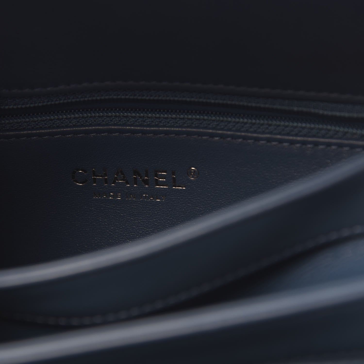 Chanel Calfskin Small Trendy CC Dual Handle Flap Bag Blue 6 of 11