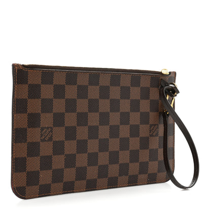 Louis Vuitton Damier Ebene Neverfull MM GM Pochette 3 of 11