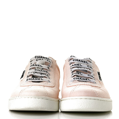 Chanel Canvas Womens Sneakers 36 Light Pink 2 of 7