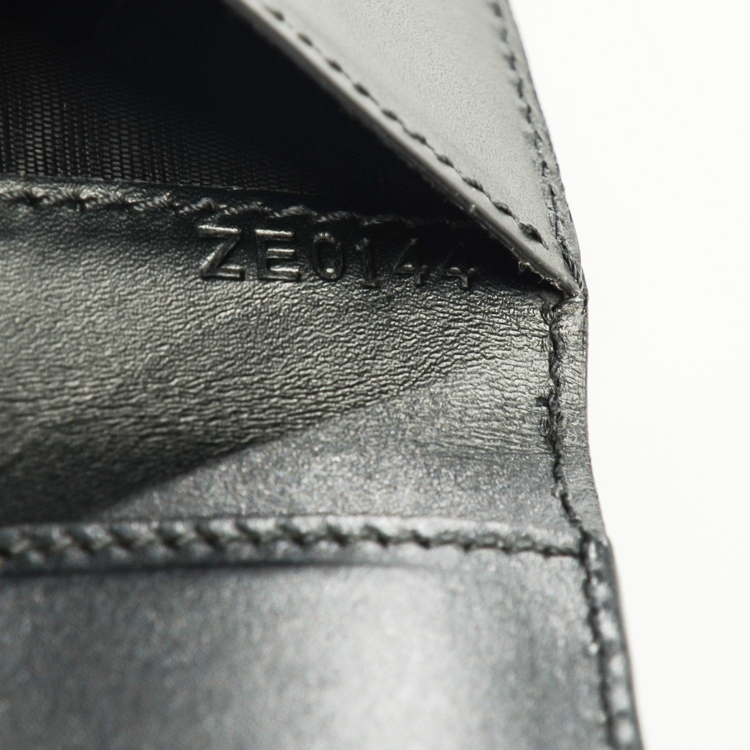 Givenchy Lambskin Elmerinda Folding Card Case Black 6 of 6