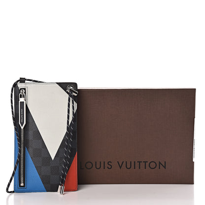 Louis Vuitton Damier Cobalt America's Cup Regatta Ribbon iPhone Pochette 11 of 11