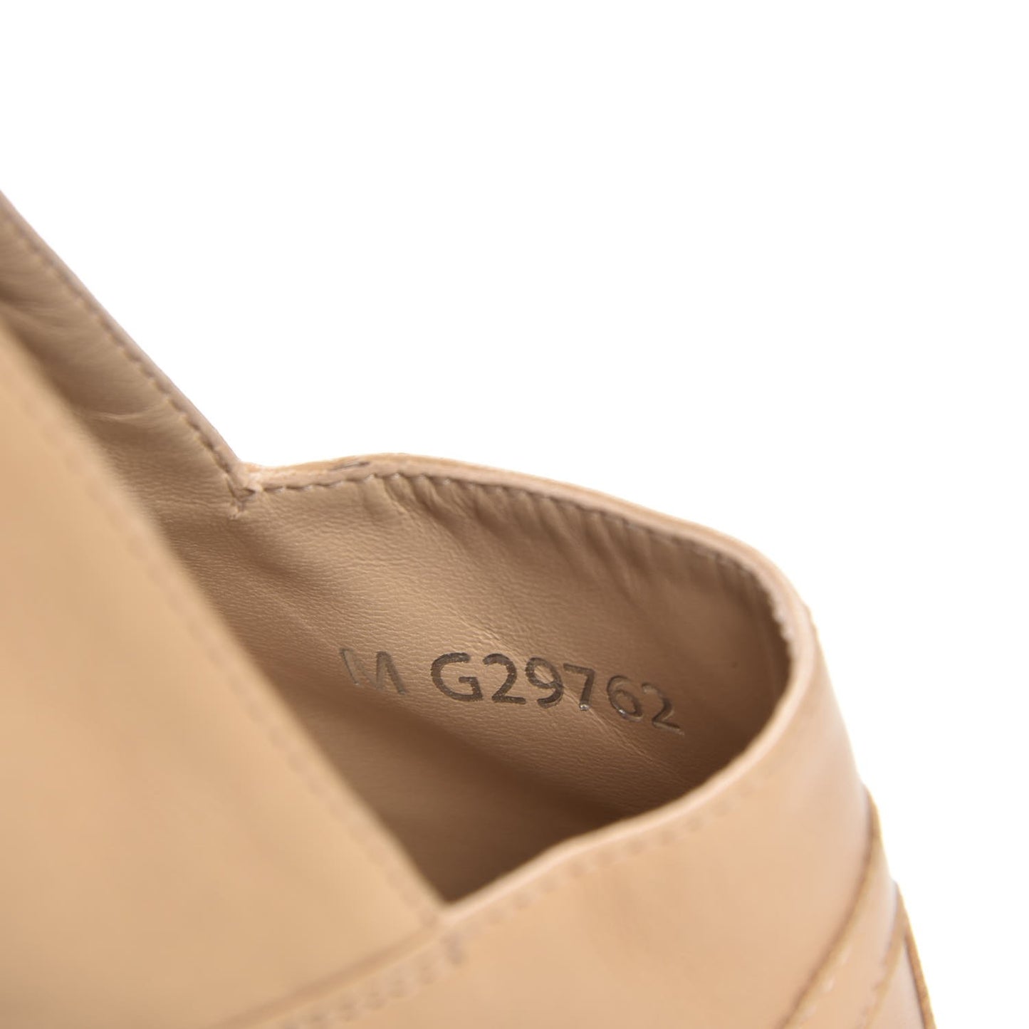 Lambskin CC Espadrilles 40 Beige Black