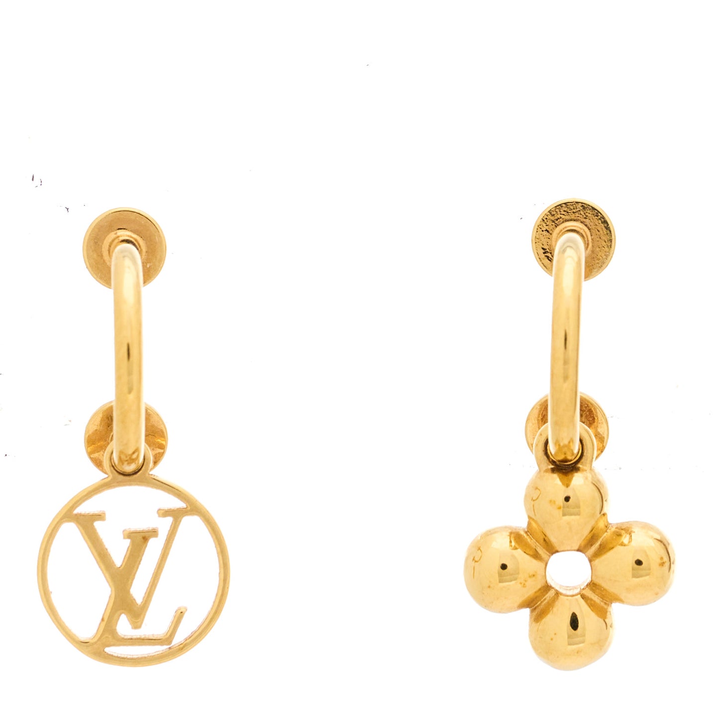 Brass Blooming Earrings Gold