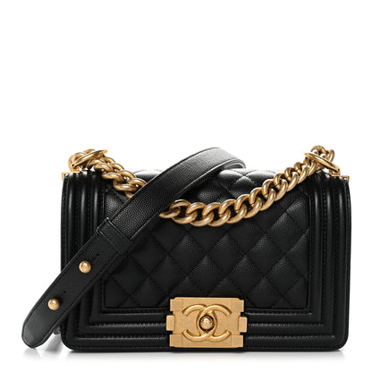 Chanel Caviar Quilted Small Boy Flap Black 1 of 11