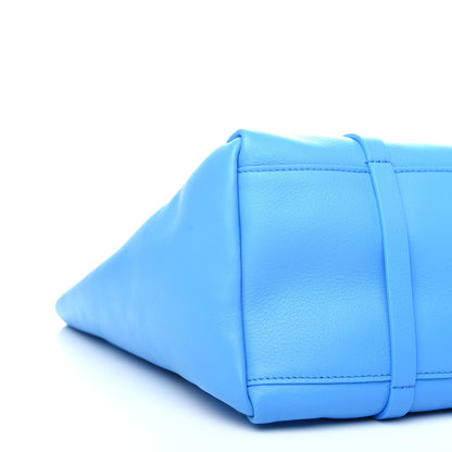 Balenciaga Veau Baltimore Double Sided Small Everyday Tote Bleu Turquoise Black 7 of 9