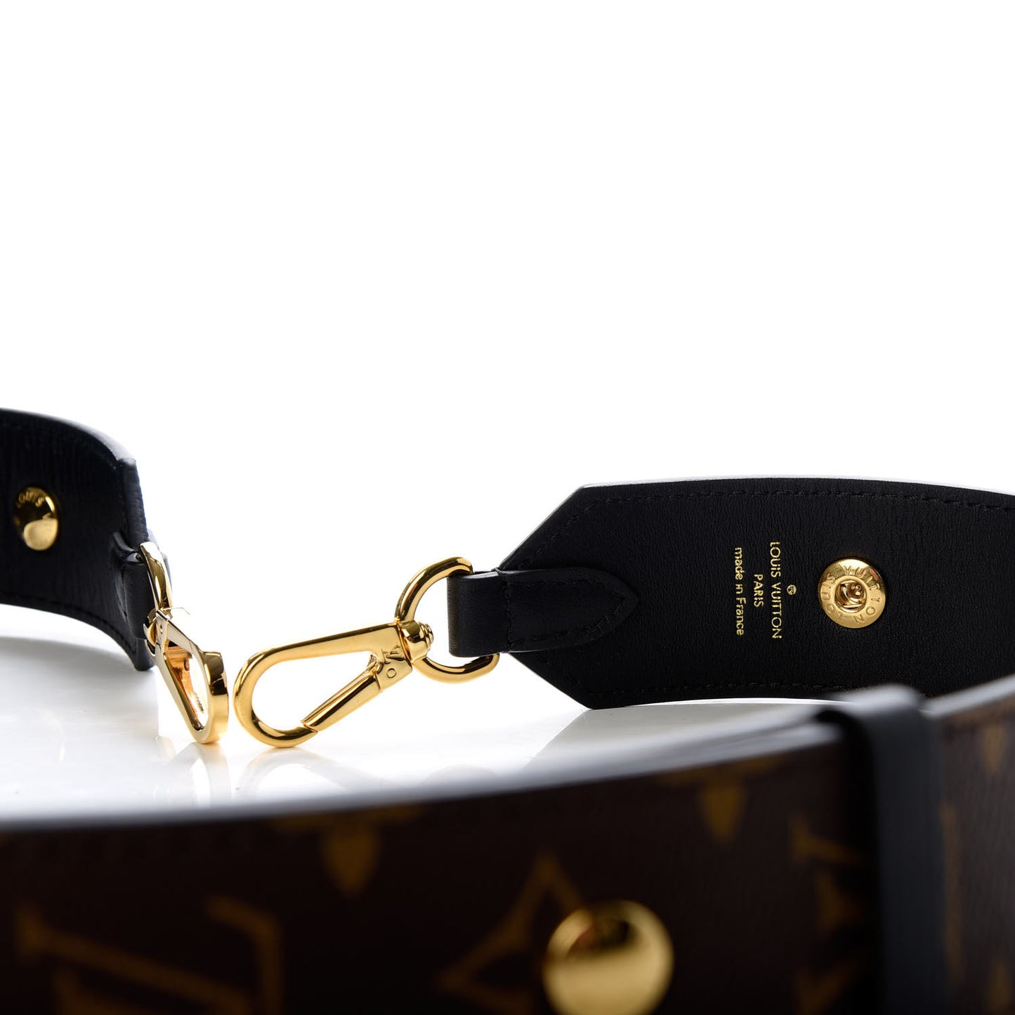 Monogram Bandouliere Shoulder Strap Black