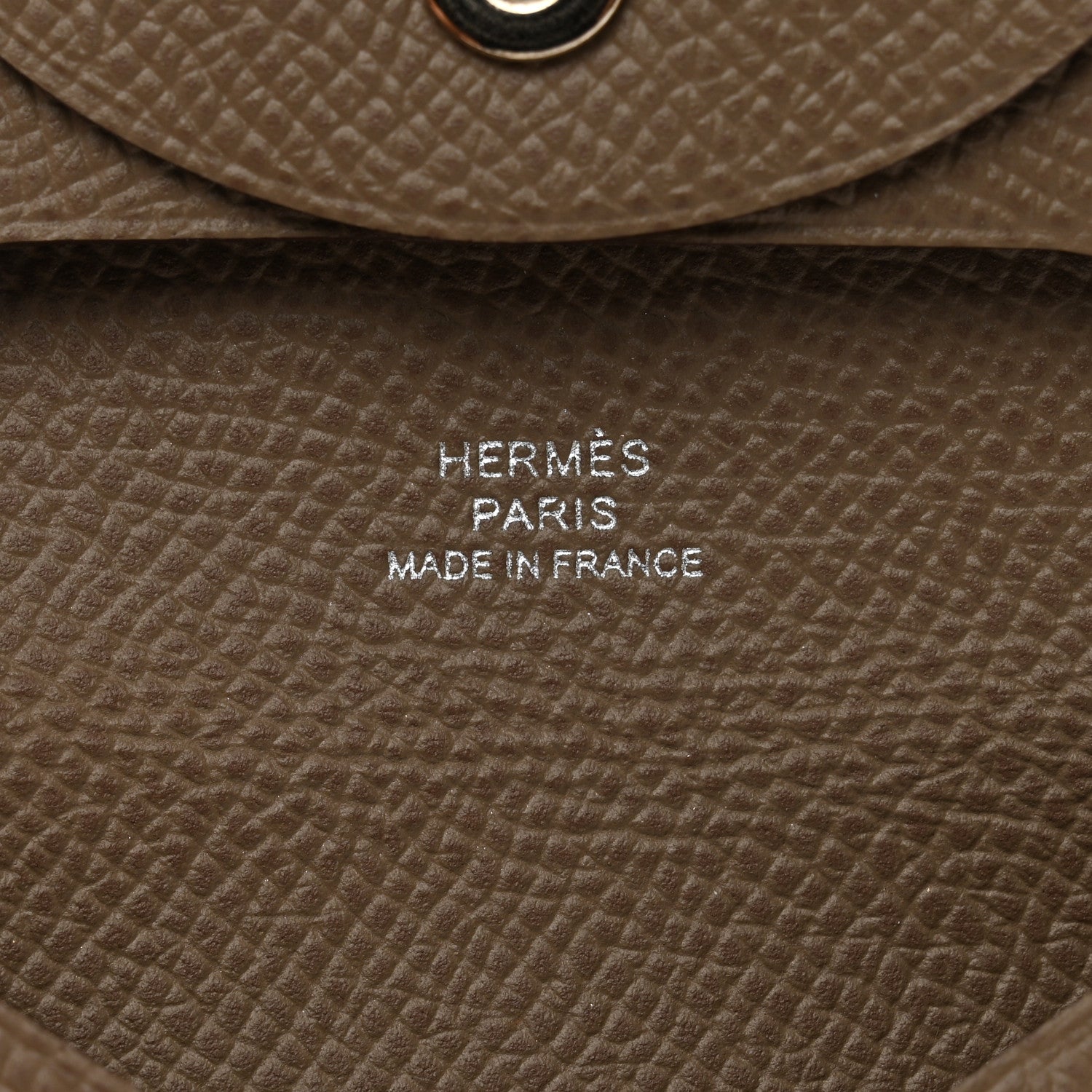 Hermes Epsom Bastia Coin Purse Etoupe 6 of 7