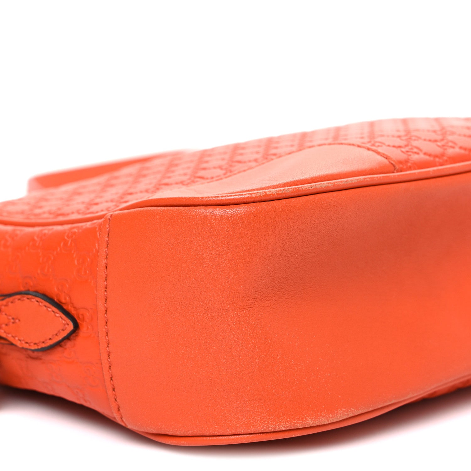 Gucci Soft Microguccissima Mini Bree Messenger Bag Sun Orange 9 of 11