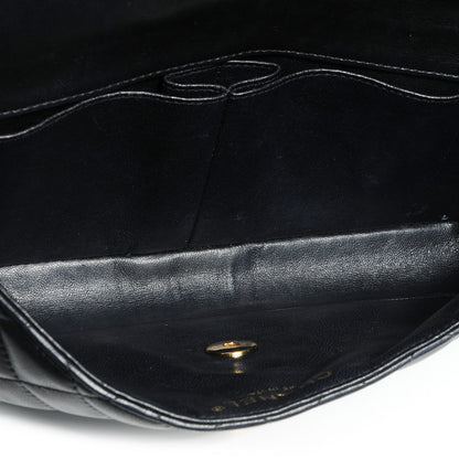 Chanel Lambskin Quilted East West Flap Black 5 of 8