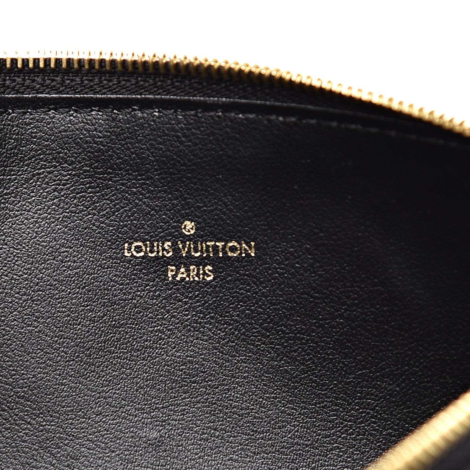 Louis Vuitton Empreinte Felicie Chain Wallet Zippered Insert Black 5 of 5