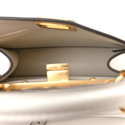 Fendi Shiny Nappa Petite Peekaboo I SEE U Satchel White 6 of 11