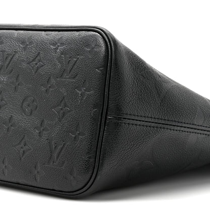 Louis Vuitton Empreinte Monogram Giant Neverfull MM Black 6 of 8