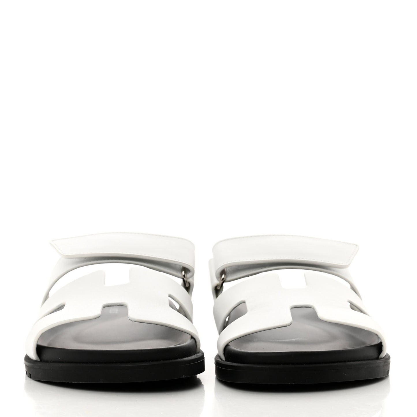 Calfskin Womens Chypre Sandals 37 White