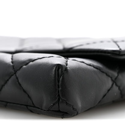 Chanel Aged Calfskin Quilted Reissue 2.55 Clutch Black 10 of 10